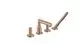AXOR-HG-AXOR-Uno-4-Loch-Wannenrandarmatur-mit-Zerogriffen-Brushed-Red-Gold-45444310 gallery number 1